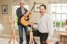 U Wood's guitar stands impress Lindisfarne frontman